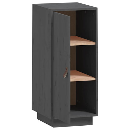 vidaXL Sideboard Grey 34x40x75 cm Solid Wood Pine