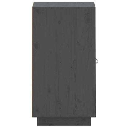 vidaXL Sideboard Grey 34x40x75 cm Solid Wood Pine
