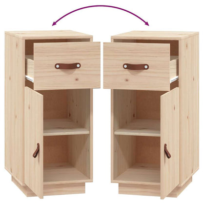 vidaXL Sideboard 34x40x75 cm Solid Wood Pine