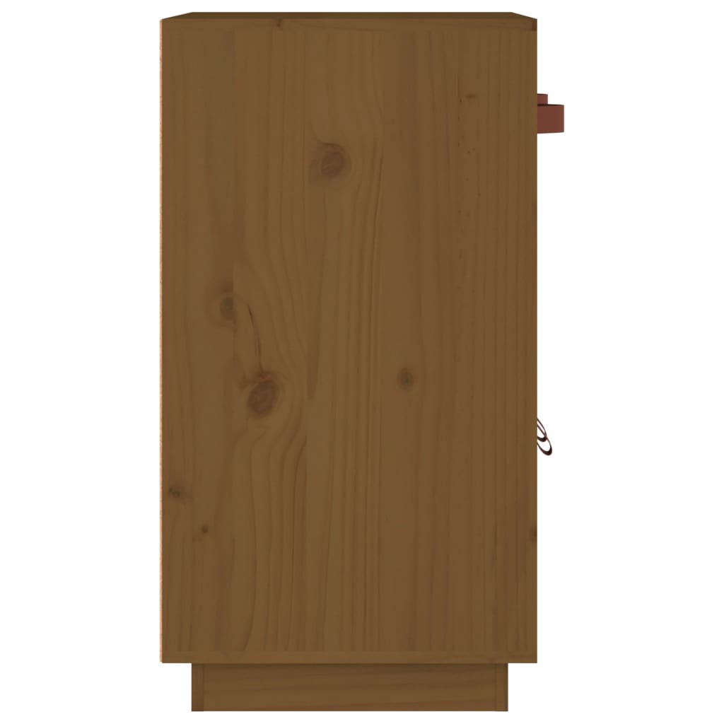 vidaXL Sideboard Honey Brown 65.5x40x75 cm Solid Wood Pine