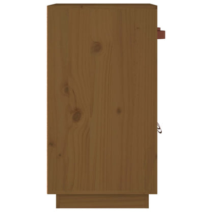 vidaXL Sideboard Honey Brown 65.5x40x75 cm Solid Wood Pine