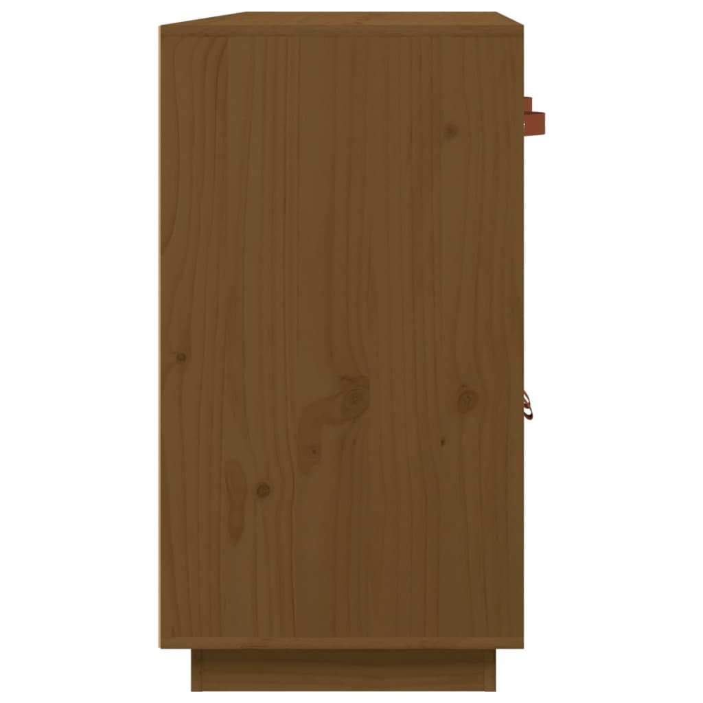 vidaXL Sideboard Honey Brown 98.5x40x75 cm Solid Wood Pine