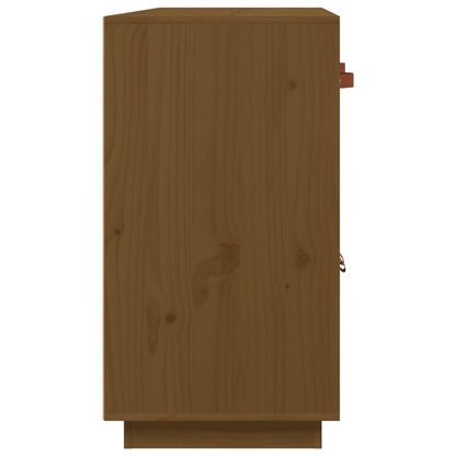 vidaXL Sideboard Honey Brown 98.5x40x75 cm Solid Wood Pine