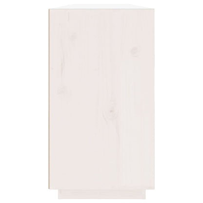 vidaXL Sideboard White 100x40x75 cm Solid Wood Pine