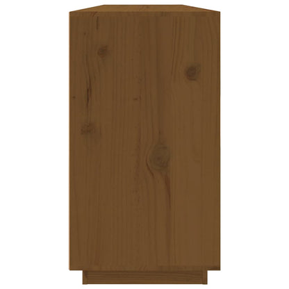 vidaXL Sideboard Honey Brown 100x40x75 cm Solid Wood Pine