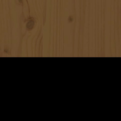 vidaXL Sideboard Honey Brown 100x40x75 cm Solid Wood Pine
