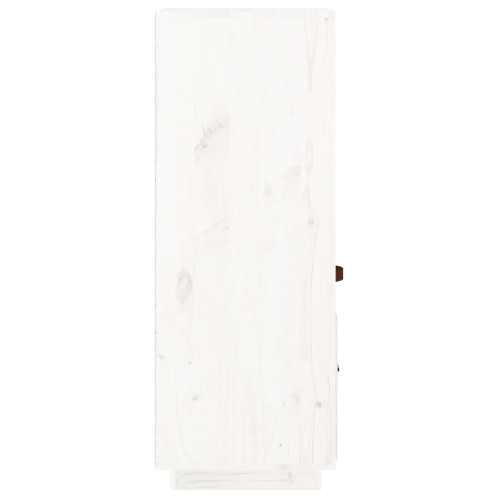vidaXL Highboard White 34x40x108,5 cm Solid Wood Pine