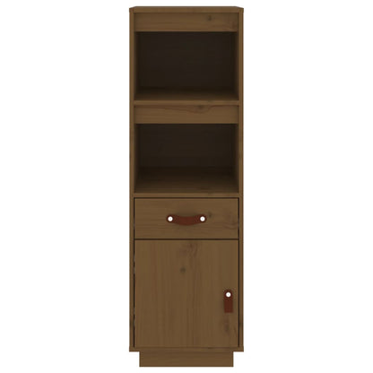 vidaXL Highboard Honey Brown 34x40x108,5 cm Solid Wood Pine