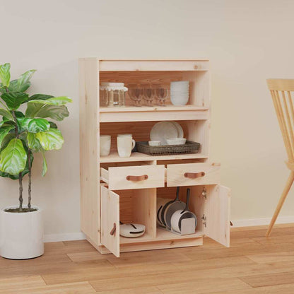 vidaXL Highboard 67x40x108,5 cm Solid Wood Pine