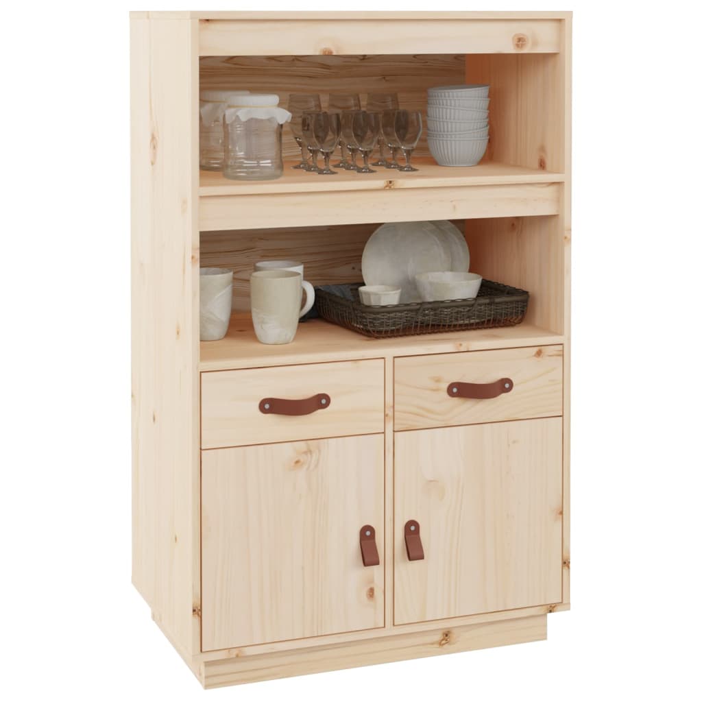 vidaXL Highboard 67x40x108,5 cm Solid Wood Pine