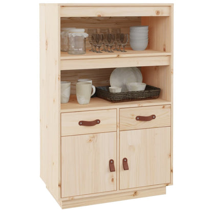 vidaXL Highboard 67x40x108,5 cm Solid Wood Pine