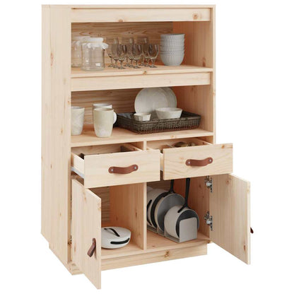 vidaXL Highboard 67x40x108,5 cm Solid Wood Pine