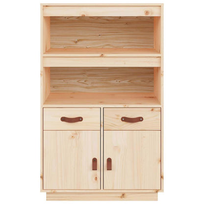 vidaXL Highboard 67x40x108,5 cm Solid Wood Pine