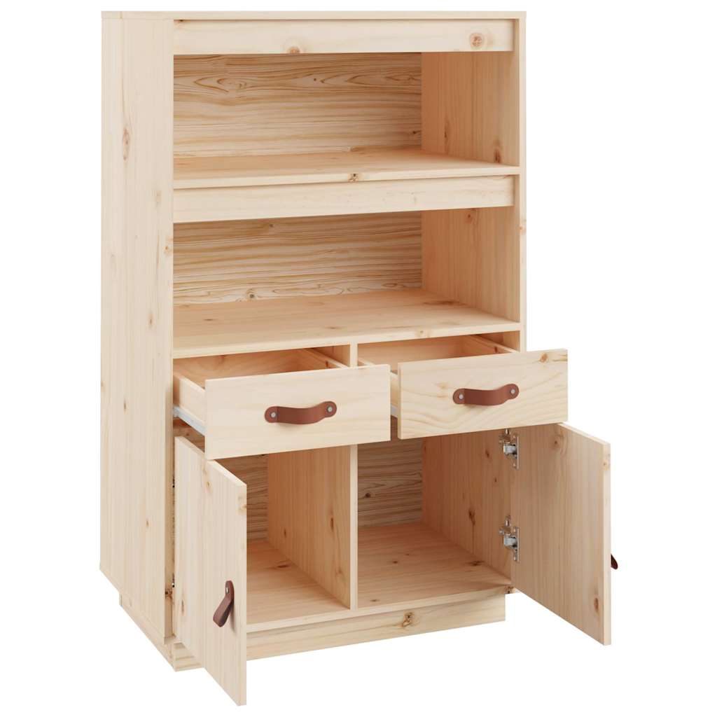 vidaXL Highboard 67x40x108,5 cm Solid Wood Pine