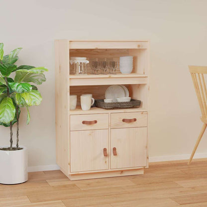 vidaXL Highboard 67x40x108,5 cm Solid Wood Pine