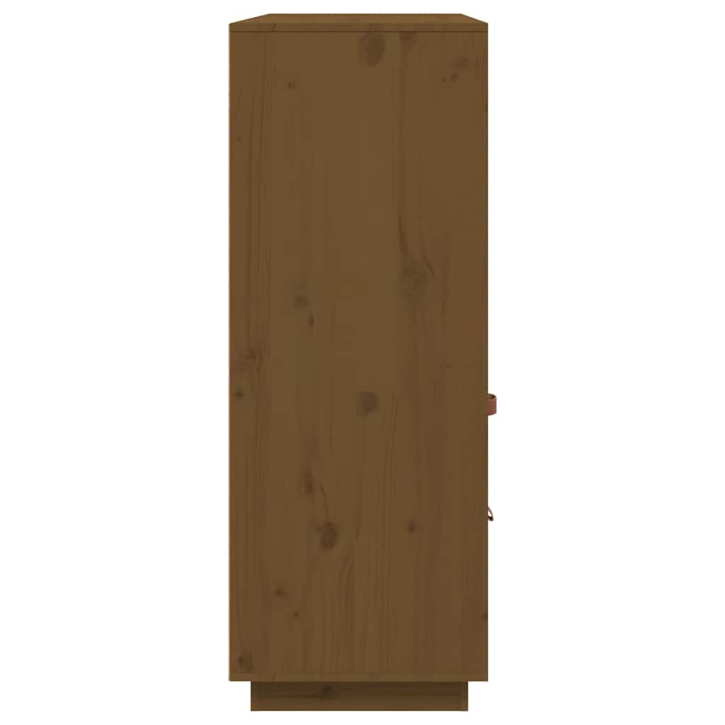vidaXL Highboard Honey Brown 100x40x108,5 cm Solid Wood Pine