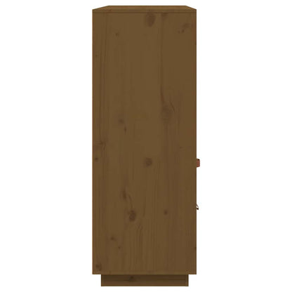 vidaXL Highboard Honey Brown 100x40x108,5 cm Solid Wood Pine