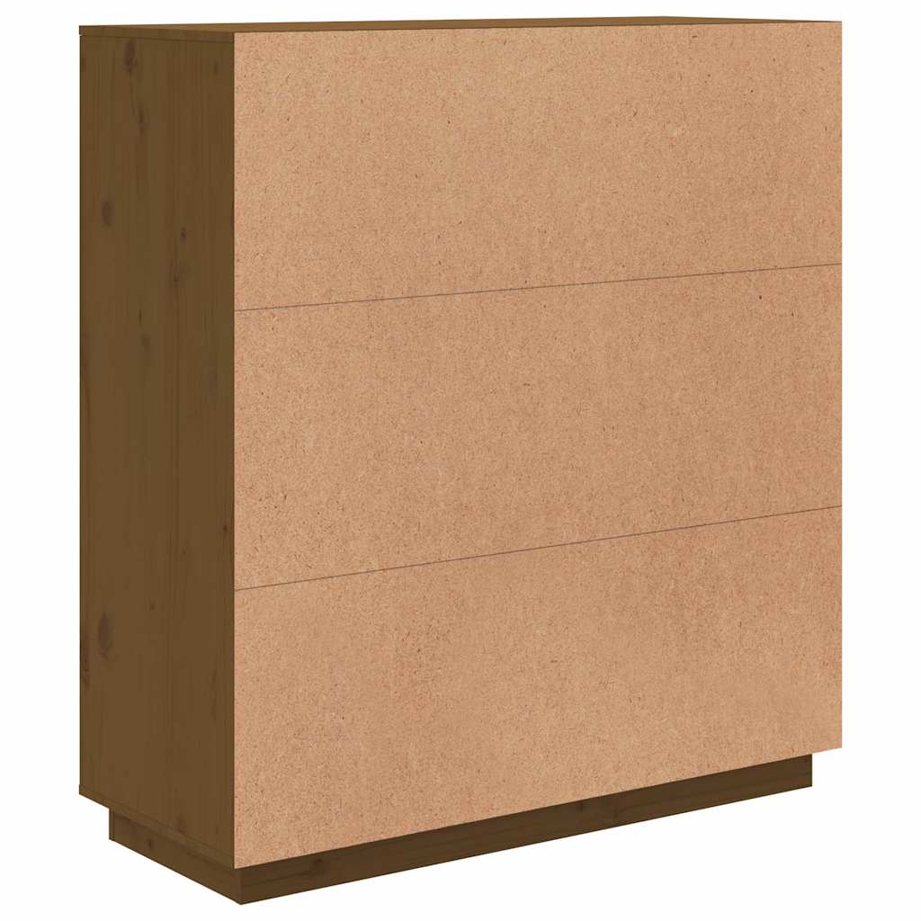 vidaXL Highboard Honey Brown 100x40x108,5 cm Solid Wood Pine