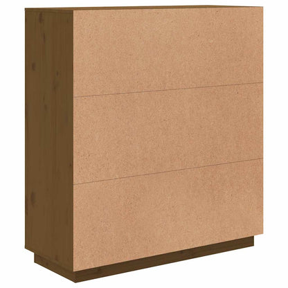vidaXL Highboard Honey Brown 100x40x108,5 cm Solid Wood Pine