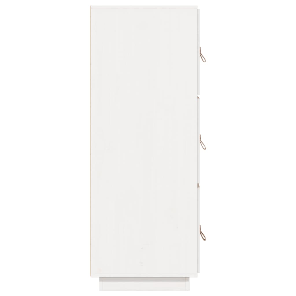 vidaXL Highboard White 34x40x108.5 cm Solid Wood Pine