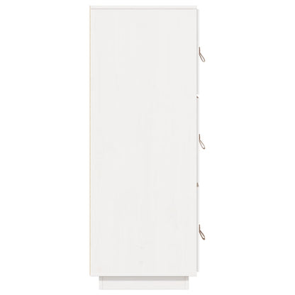 vidaXL Highboard White 34x40x108.5 cm Solid Wood Pine