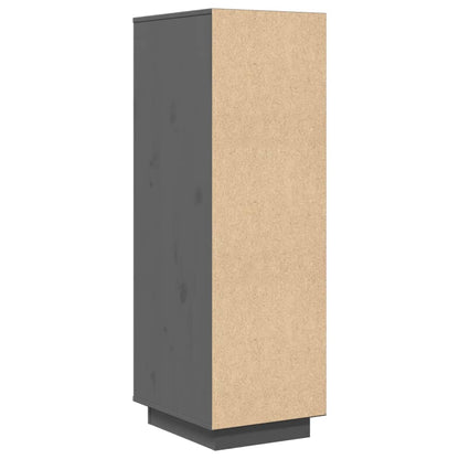 vidaXL Highboard Grey 34x40x108.5 cm Solid Wood Pine