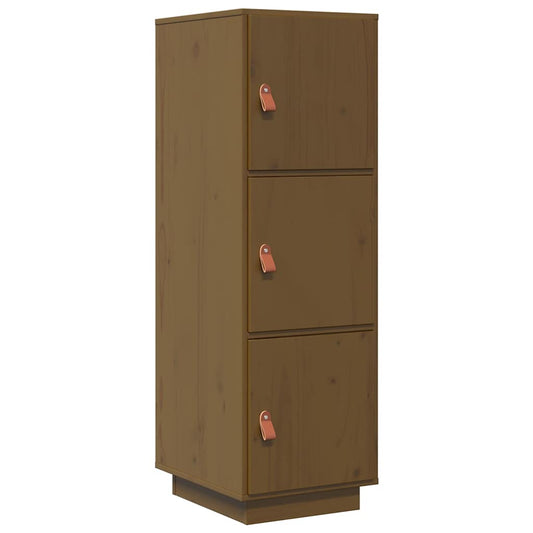 vidaXL Highboard Honey Brown 34x40x108,5 cm Solid Wood Pine
