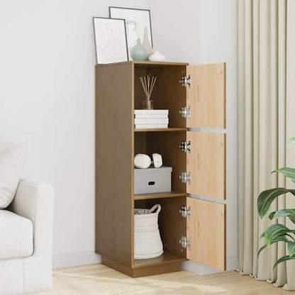 vidaXL Highboard Honey Brown 34x40x108,5 cm Solid Wood Pine