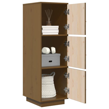 vidaXL Highboard Honey Brown 34x40x108,5 cm Solid Wood Pine
