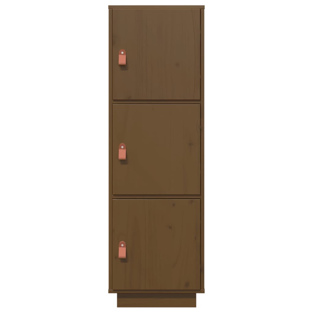 vidaXL Highboard Honey Brown 34x40x108.5 cm Solid Wood Pine