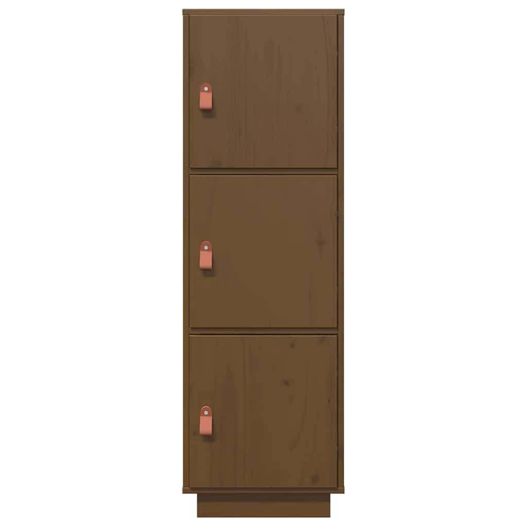vidaXL Highboard Honey Brown 34x40x108,5 cm Solid Wood Pine