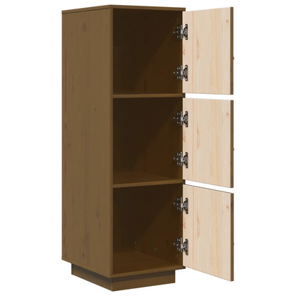 vidaXL Highboard Honey Brown 34x40x108.5 cm Solid Wood Pine