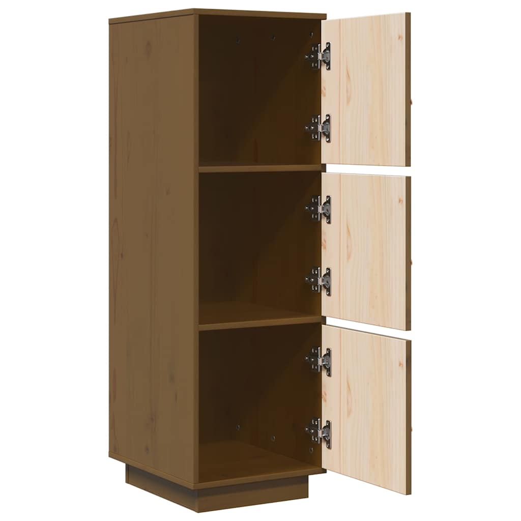 vidaXL Highboard Honey Brown 34x40x108,5 cm Solid Wood Pine