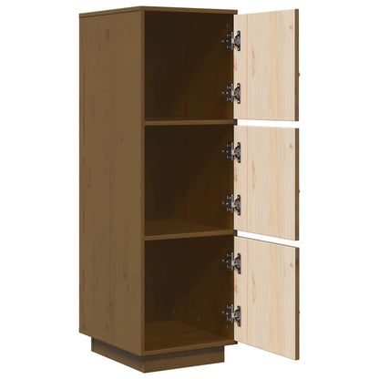 vidaXL Highboard Honey Brown 34x40x108,5 cm Solid Wood Pine