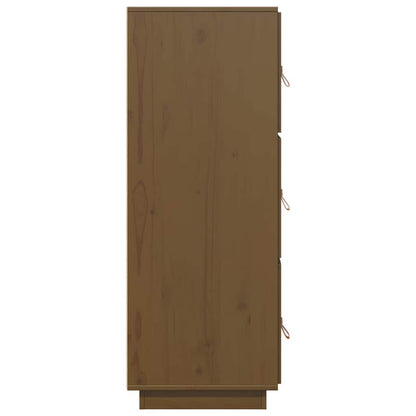 vidaXL Highboard Honey Brown 34x40x108,5 cm Solid Wood Pine