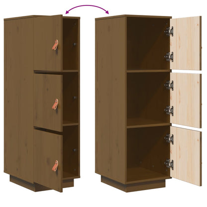 vidaXL Highboard Honey Brown 34x40x108.5 cm Solid Wood Pine