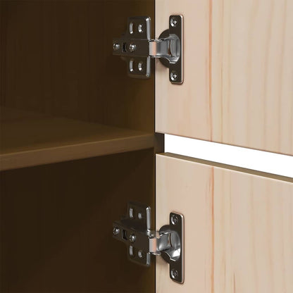 vidaXL Highboard Honey Brown 34x40x108,5 cm Solid Wood Pine