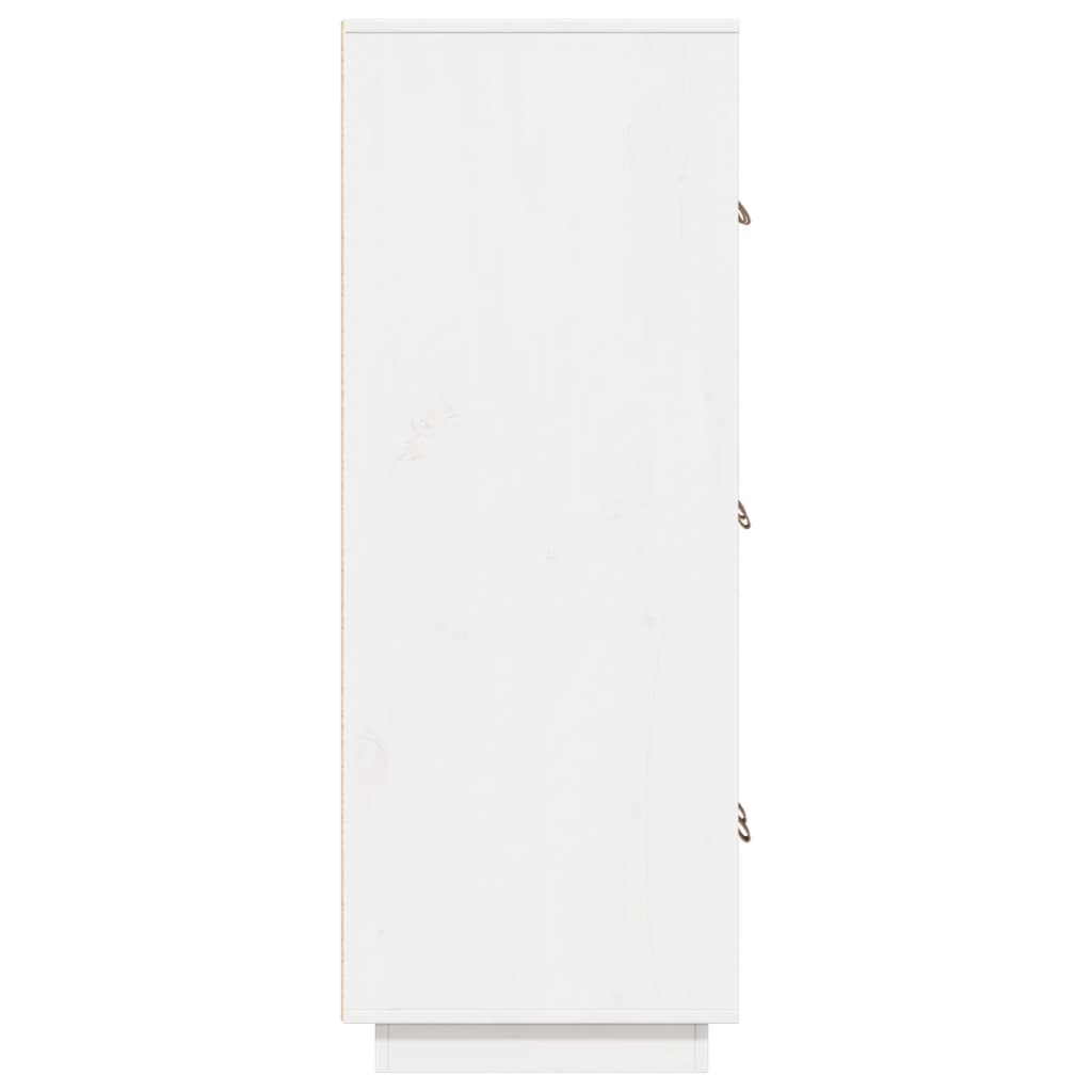 vidaXL Highboard White 67x40x108.5 cm Solid Wood Pine