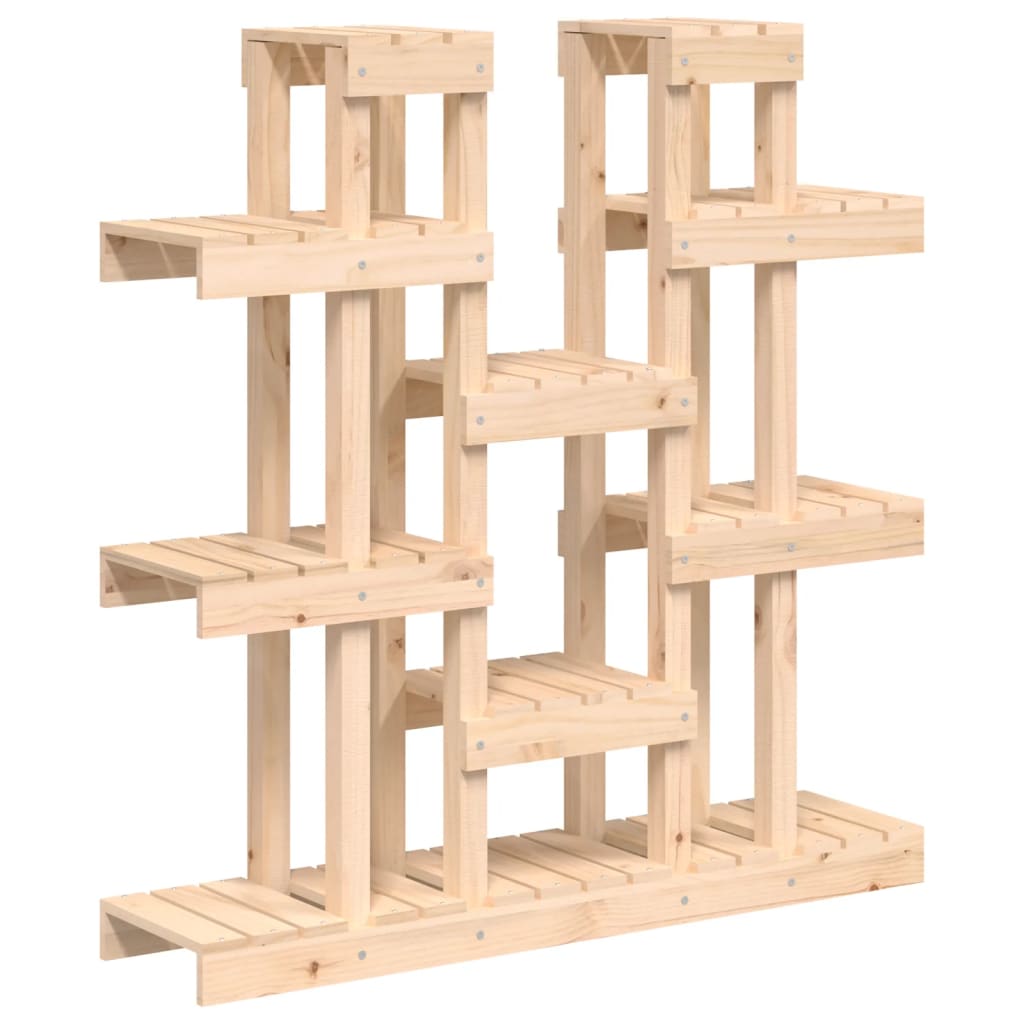 822092 vidaXL Plant Stand 104,5x25x109,5 cm Solid Wood Pine