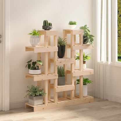 822092 vidaXL Plant Stand 104,5x25x109,5 cm Solid Wood Pine