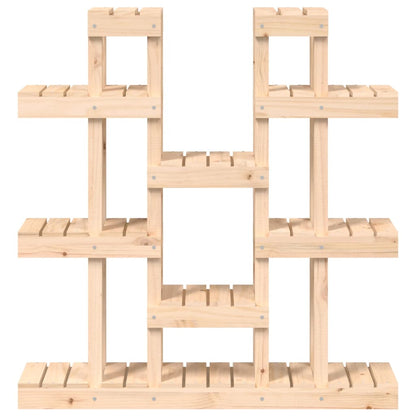 vidaXL Plant Stand 104.5x25x109.5 cm Solid Wood Pine