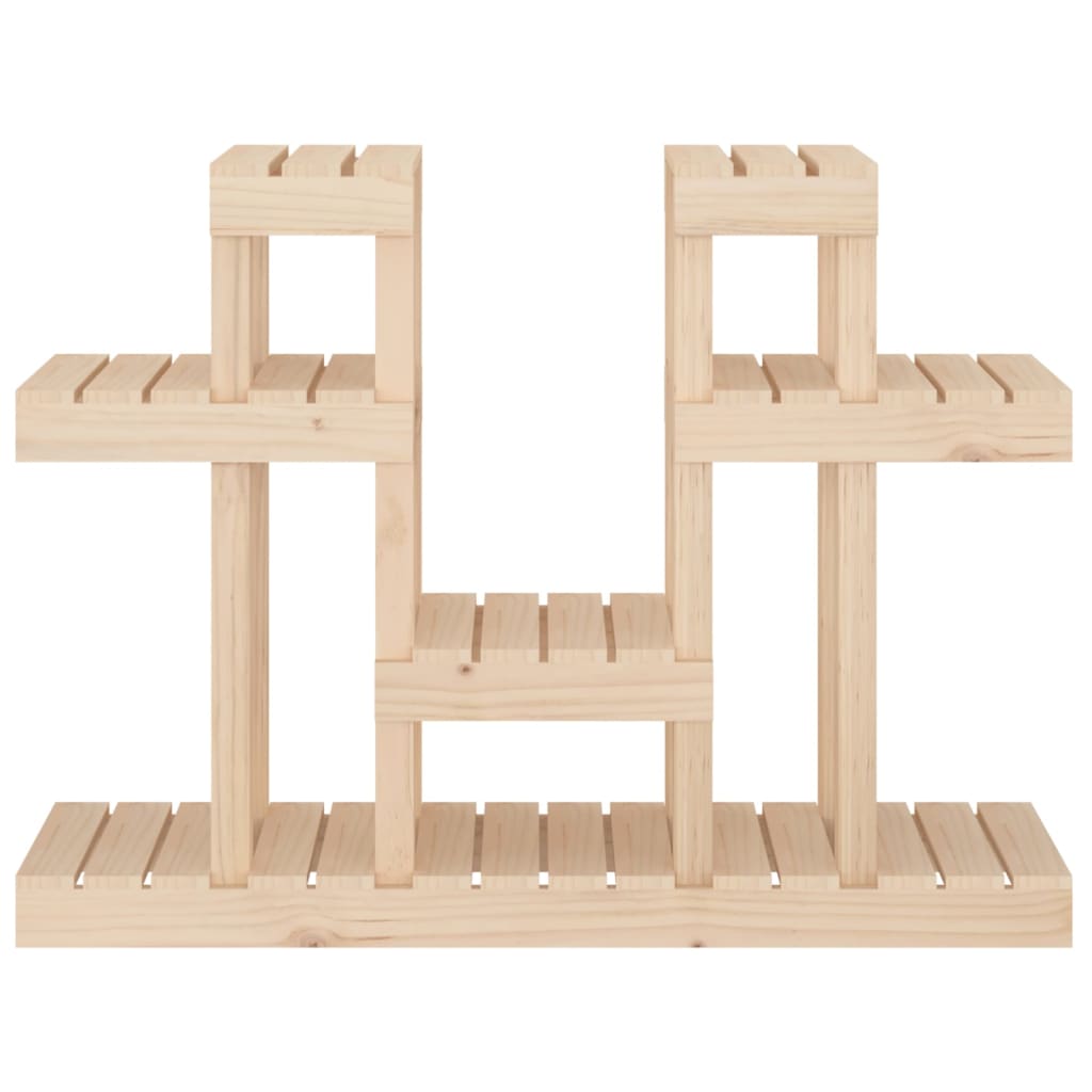 vidaXL Plant Stand 104.5x25x77.5 cm Solid Wood Pine