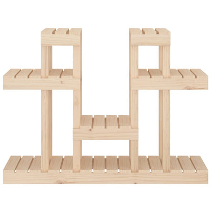 vidaXL Plant Stand 104.5x25x77.5 cm Solid Wood Pine