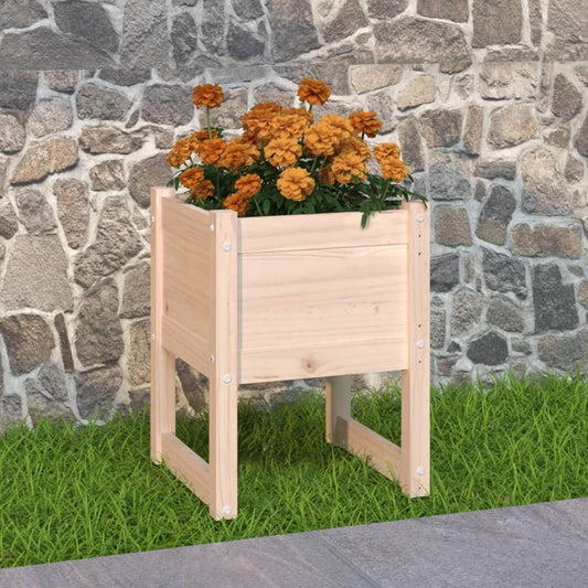 vidaXL Planter 40x40x52.5 cm Solid Wood Pine