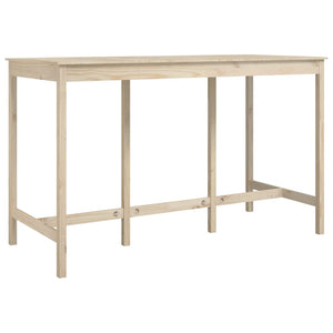 vidaXL Bar Table 180x80x110 cm Solid Wood Pine