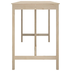 vidaXL Bar Table 180x80x110 cm Solid Wood Pine