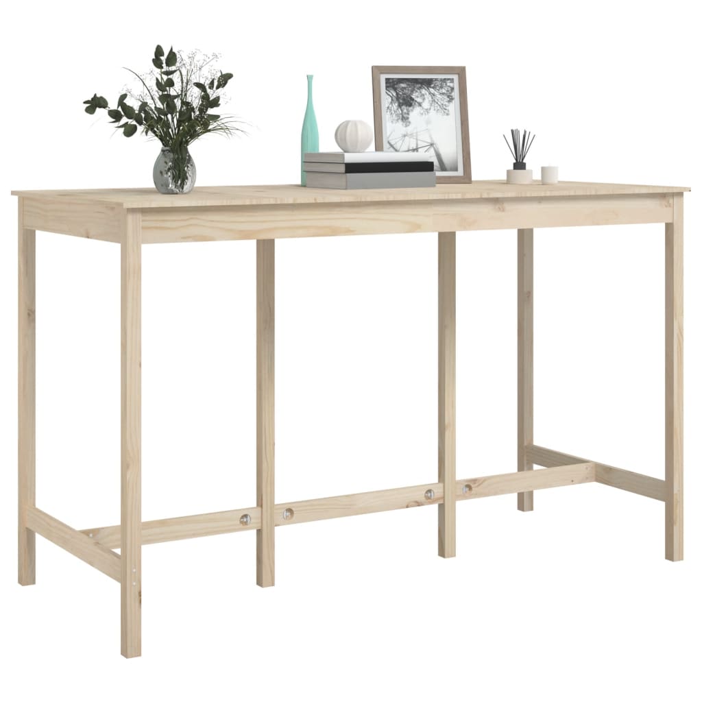vidaXL Bar Table 180x80x110 cm Solid Wood Pine