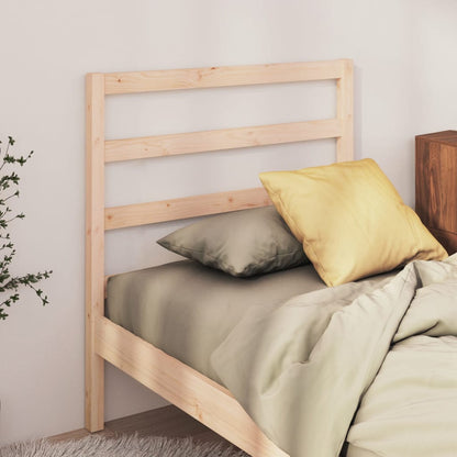vidaXL Bed Headboard 95x4x100 cm Solid Wood Pine