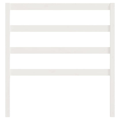 vidaXL Bed Headboard White 95x4x100 cm Solid Wood Pine