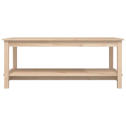vidaXL Coffee Table 110x55x45 cm Solid Wood Pine